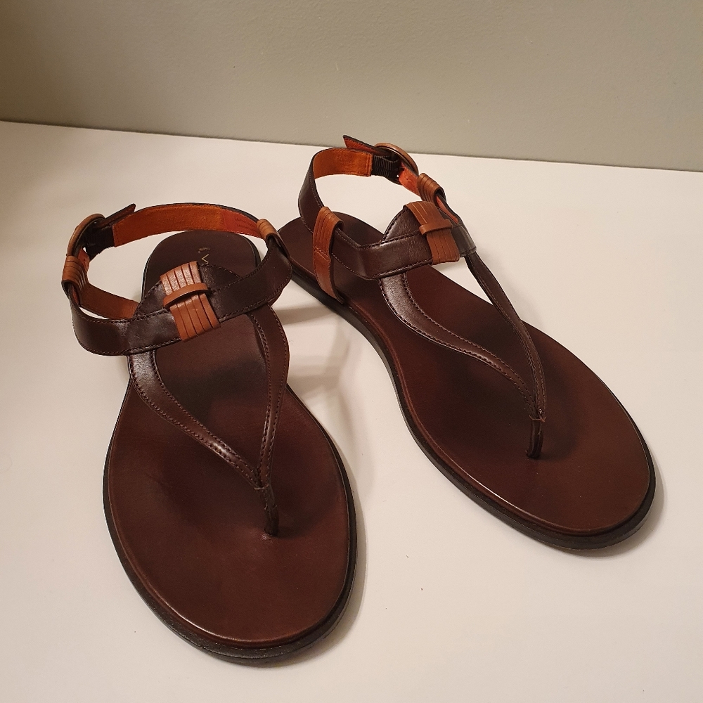 Via Spiga sandals, brown, size 10 (42)